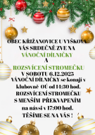 Vánoční dílničky a rozsvícení stromečku